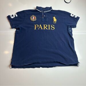 Ralph Lauren Paris Navy Polo Shirt